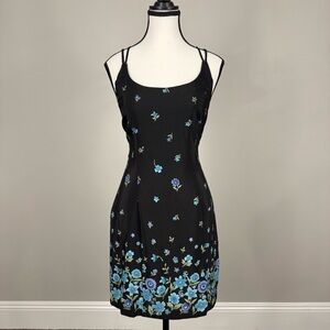 90s floral mini dress vintage